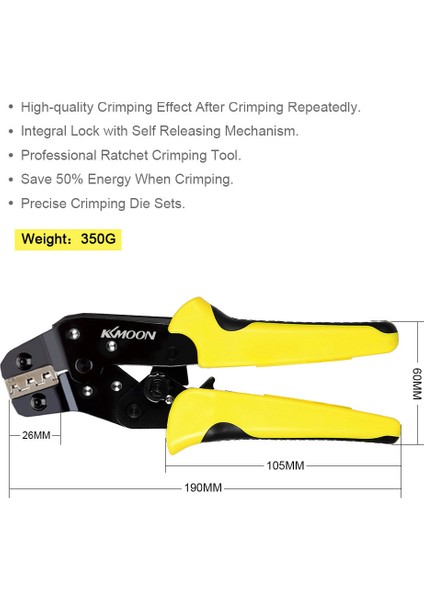 Kkmoon Tel Crimpers Çok Fonksiyonlu Mühendislik (Yurt Dışından)