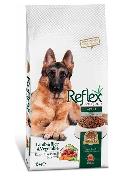 Kuzu ve Pirinçli Sebzeli Yetişkin Köpek Maması 15 kg
