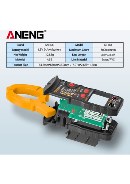 True Rms Dijital Multimetre Pens Metre Dc / Ac (Yurt Dışından)