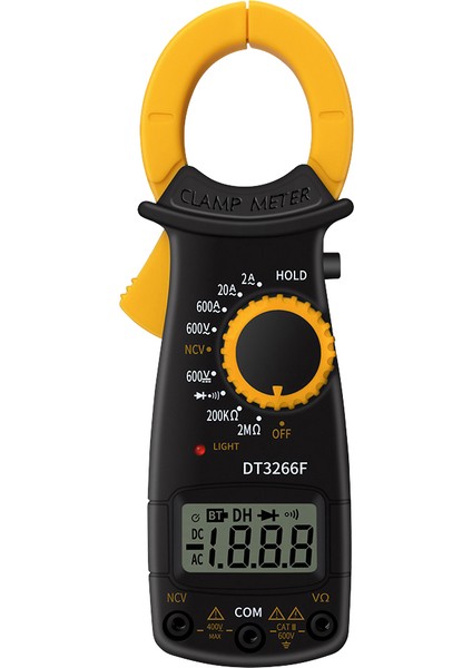 Dijital Kelepçe Metre Multimetre El Ac Dc Gerilim Akım (Yurt Dışından)