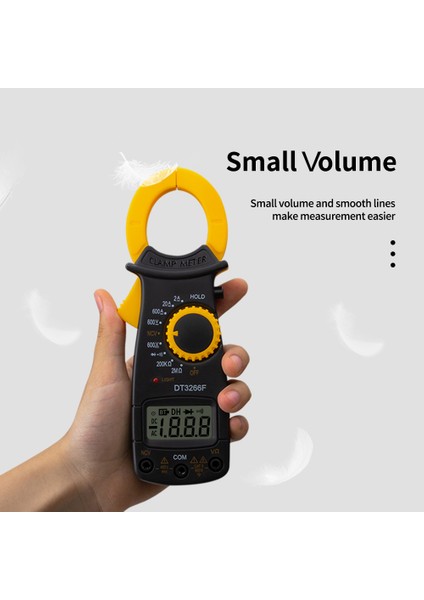 Dijital Kelepçe Metre Multimetre El Ac Dc Gerilim Akım (Yurt Dışından) fiyatları