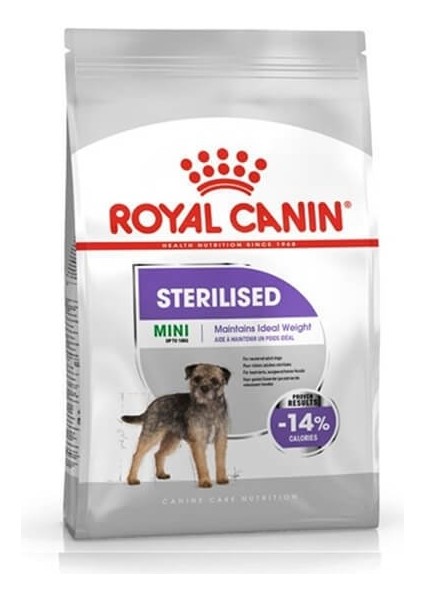 Mini Sterilised Kısırlaştırılmış Yetişkin Köpek Maması 3 kg