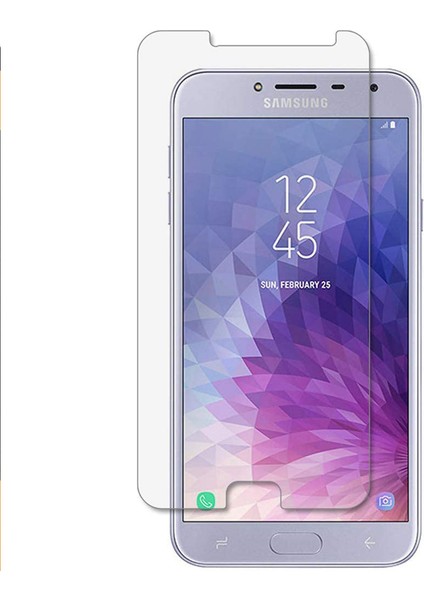 Samsung Galaxy J4 Uyumlu Tamperli Kırılmaz Cam Ekran Koruyucu