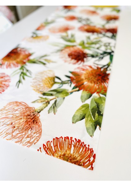 Summer Tropic Pamuk Keten Runner
