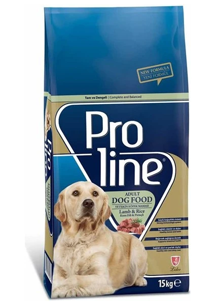 Pro Line Proline Kuzu ve Pirinçli Yetişkin Köpek Maması 15 kg