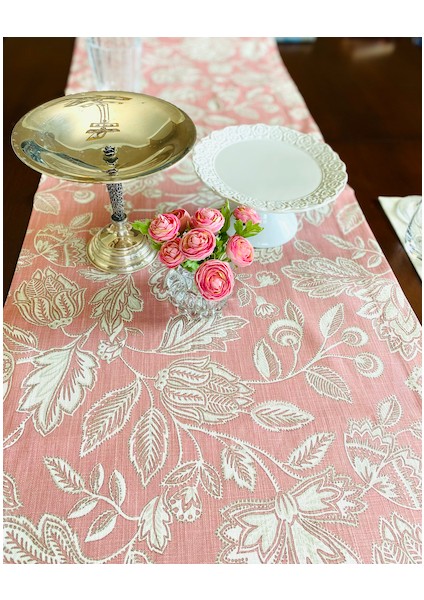 Classic Pink Keten Runner modelleri