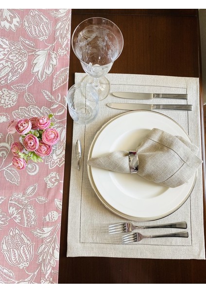 Classic Pink Keten Runner fırsatları