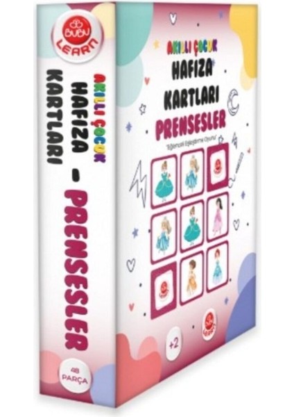 Akıllı Çocuk Hafıza Kartları Prensesler LRN011