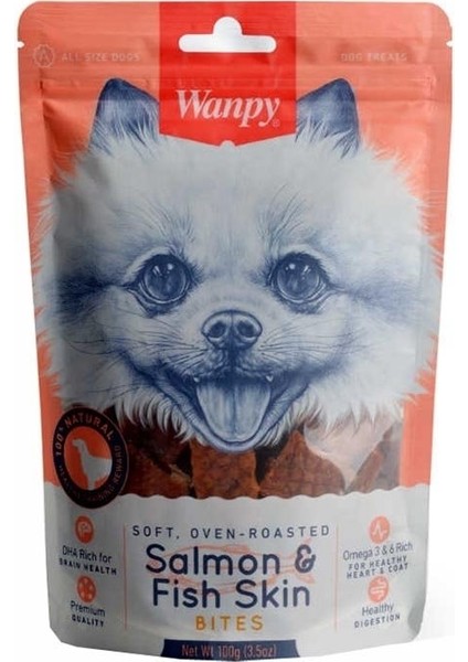 Yumuşak Somon Parçalı Köpek Ödül 100 gr