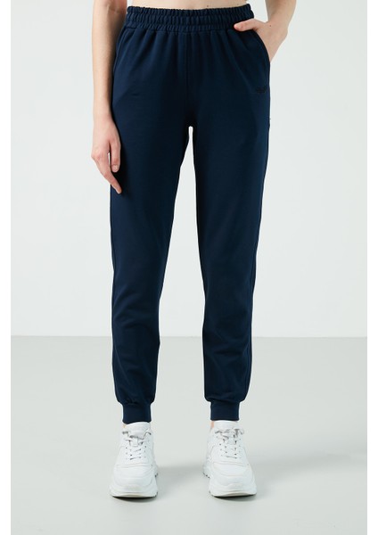 Slim Fit Belden Bağlamalı Pamuklu Jogger Eşofman Altı Kadın Eşofman Altı F10BY