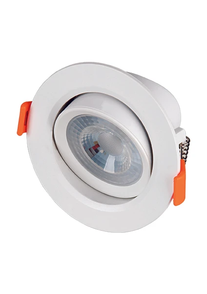 5 Adet CT5204 Cata 5W Sıva Altı LED Spot Beyaz Işık 6400K