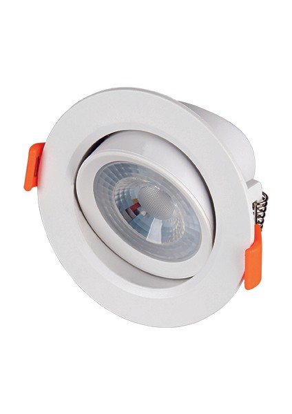 2 Adet CT5204 Cata 5W Sıva Altı LED Spot Beyaz Işık 6400K