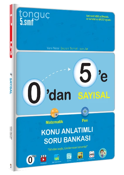 Tonguç Akademi Tonguç 0´dan 5´e Sayısal Konu Anlatımlı Soru Bankası 2025