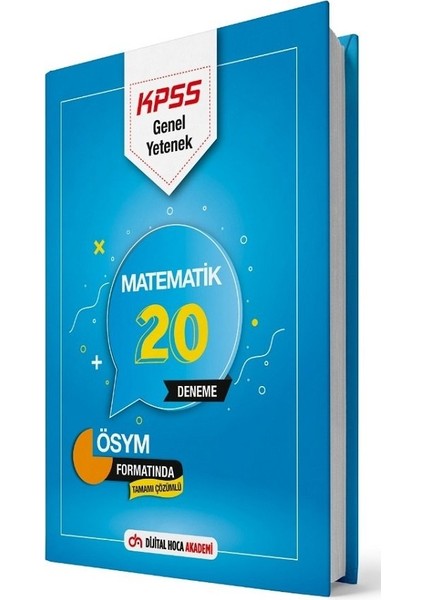 KPSS Matematik 20 Deneme Çözümlü