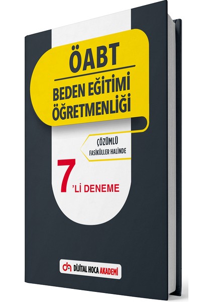 Dijital Hoca Akademi ÖABT Beden Eğitimi Öğretmenliği 7 Deneme Çözümlü