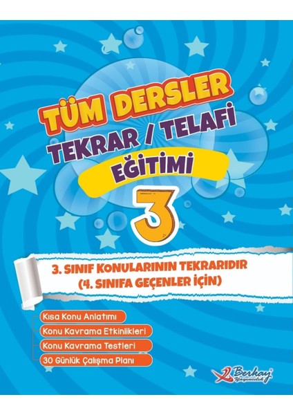 Tüm Dersler Tekrar Telafi Eğitimi 3. Sınıf