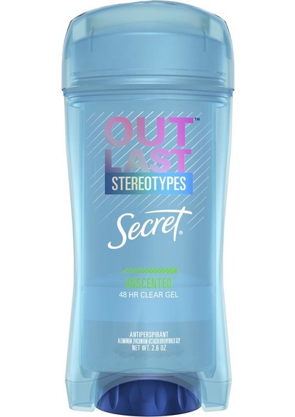 Outlast Unscented Antiperspirant Deodorant Jel 76GR