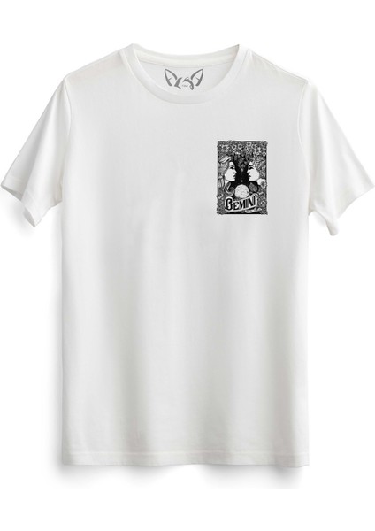 Gemini Baskılı Çocuk Beyaz Tshirt