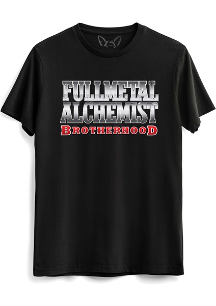 Fullmetal Alchemist Resim Baskılı Çocuk Siyah Tshirt