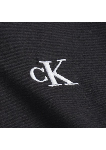 Kadın Ck Embro Badge V Yaka T-Shirt