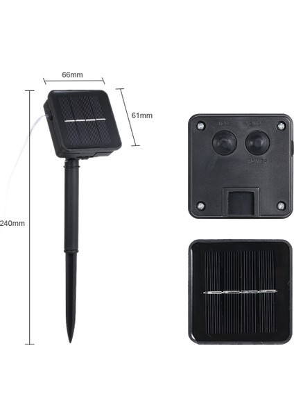 9W 15 m/49.2FT 150 LED Güneş Enerjili Enerji Bakır Tel (Yurt Dışından) modelleri