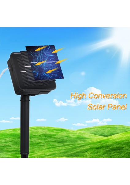 9W 15 m/49.2FT 150 LED Güneş Enerjili Enerji Bakır Tel (Yurt Dışından) indirimleri