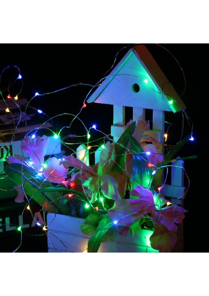 12W 20 m/65.6FT 200 LED Güneş Enerjili Bakır Tel (Yurt Dışından) indirimleri