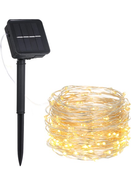 1.2W 2m/6.6ft 20 LED Güneş Enerjili Enerji Bakır Tel (Yurt Dışından)