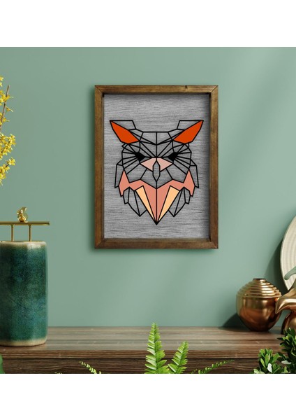Gift Baykuş Tasarımlı Doğal Masif Ahşap Çerçeveli Tablo 45X65CM-1 fiyatları