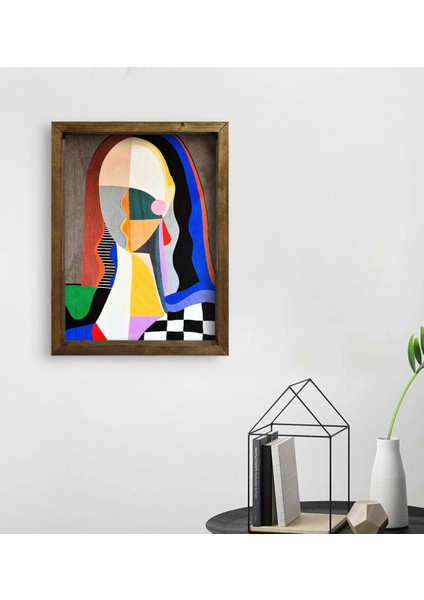 Gift Dear Mona Tasarımlı Doğal Masif Ahşap Çerçeveli Tablo-1 fiyatları