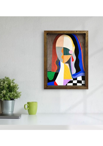 Gift Dear Mona Tasarımlı Doğal Masif Ahşap Çerçeveli Tablo-1 modelleri