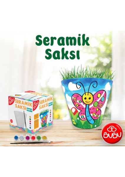 Seramik Saksı Boyama SB0007