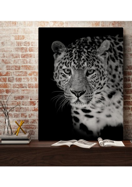 Gift Leopar Tasarımlı Kanvas Tablo 70X100CM-1