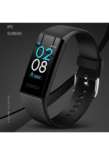 V100S Nabız Vücut Sıcaklığı Monitör IP68 Çoklu Spor Modları Akıllı Bileklik (Yurt Dışından)
