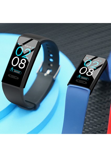 V100S Nabız Vücut Sıcaklığı Monitör IP68 Çoklu Spor Modları Akıllı Bileklik (Yurt Dışından)