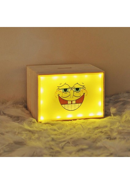 Sünger Bob LED Işıklı Kumbara