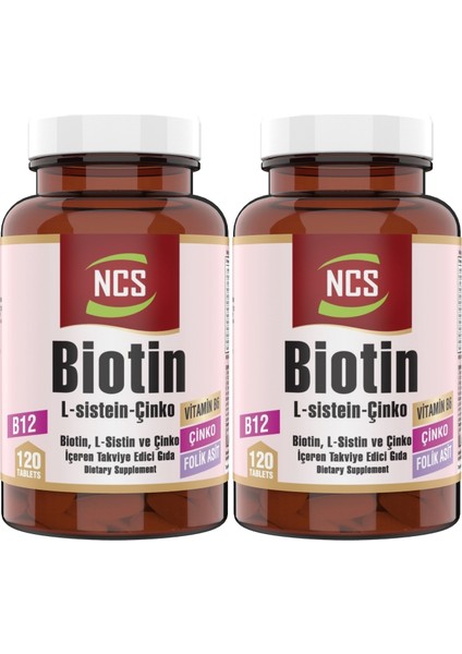 Biotin L Sistein Çinko Bakır Folik Asit 240 Tablet