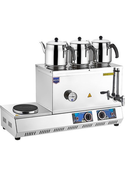 K32 Üç Demlikli Elektrikli 55 Model 33 Lt Çay Ocağı-DEMLİK DAHİL DEĞİLDİR