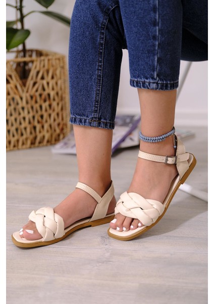 Antonia Örgü Model Kadın Sandalet