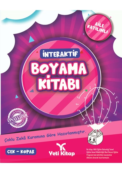 Yeti Kitap Interaktif Boyama Kitabı 2