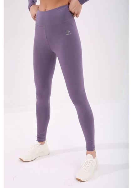 Gül Kurusu Kadın Yüksek Bel Slim Fit Dar Paça TAYT-94011