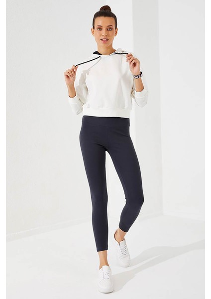 Antrasit Kadın Yüksek Bel Termal Slim Fit Dar Paça TAYT-94577