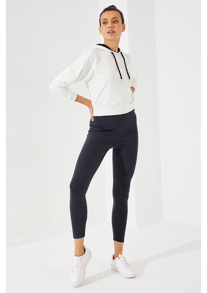 Antrasit Kadın Yüksek Bel Termal Slim Fit Dar Paça TAYT-94577