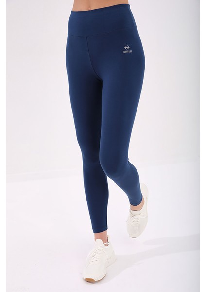 Indigo Kadın Yüksek Bel Slim Fit Dar Paça TAYT-94011