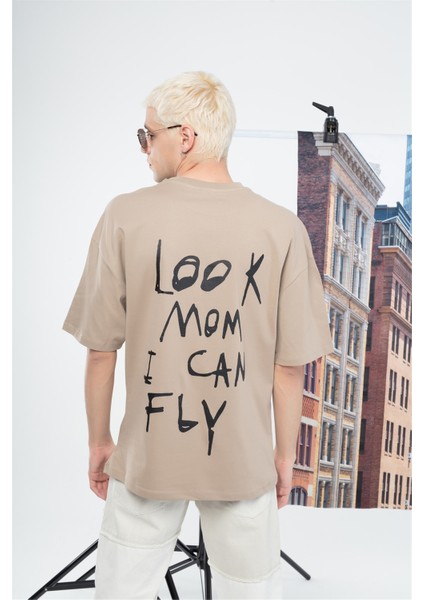 Unisex Icanfly Tshirt Bej