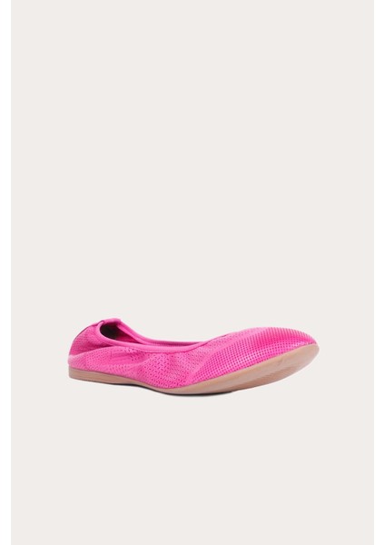 Bueno Fuşya Deri Kadın Düz Babet fiyatları