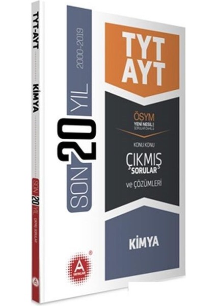 TYT AYT Kimya Son 20 Yıl Konu Konu Çıkmış Sorular