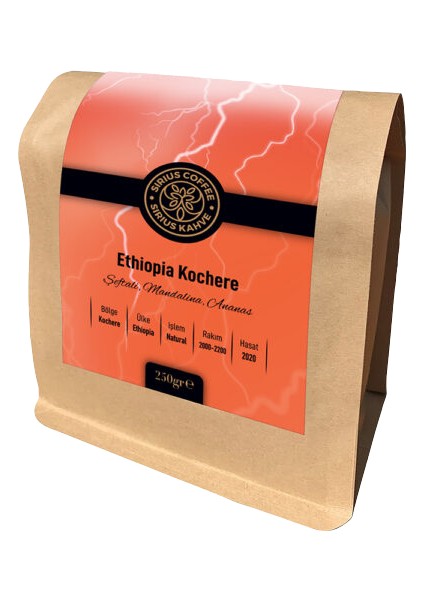 Ethiopia Yirgacheffe Koke Pieking 250 gr