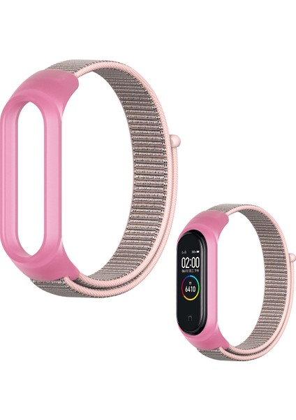 Xiaomi Mi Band 5/6 Uyumlu Spor Dokuma Akıllı Bileklik Kordon Kayış