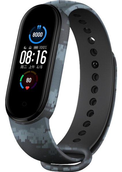 Xiaomi Mi Band 3/4 Uyumlu Kamuflaj Desenli Akıllı Bileklik Kordon Kayış Silikon fiyatları
